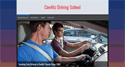 Desktop Screenshot of cowlitzdrivingschool.com
